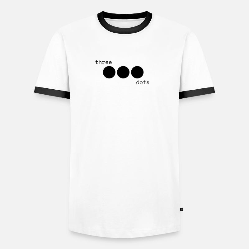 Trois points T-shirt contrasté Homme