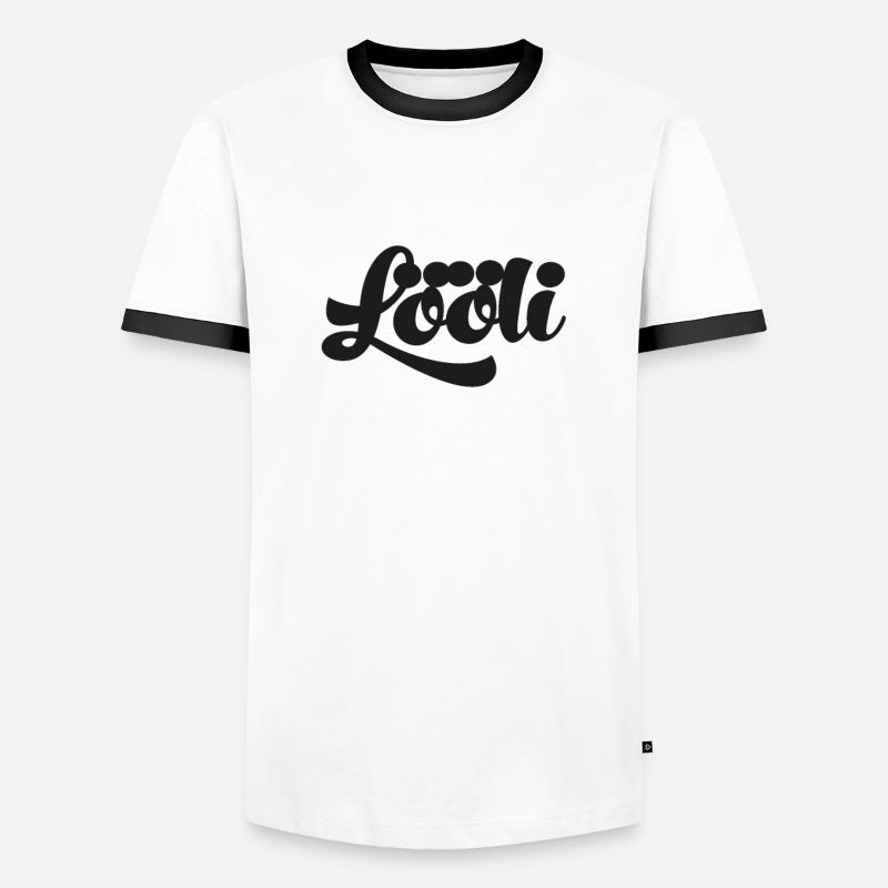 Lööli Schweizerdeutsch Dummkopf Schweiz Schweizer Männer Kontrast-T-Shirt
