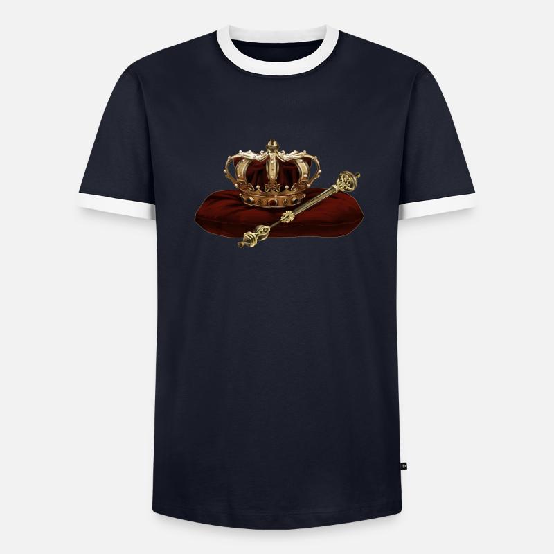 Crown and scepter Men's Ringer Shirt