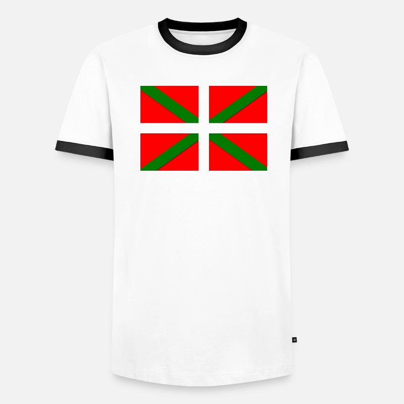Basque flag Men's Ringer Shirt