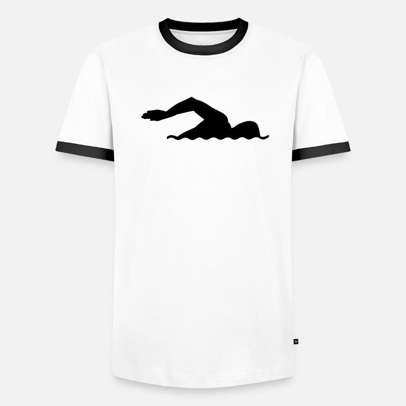 Swimming Men's Ringer Shirt