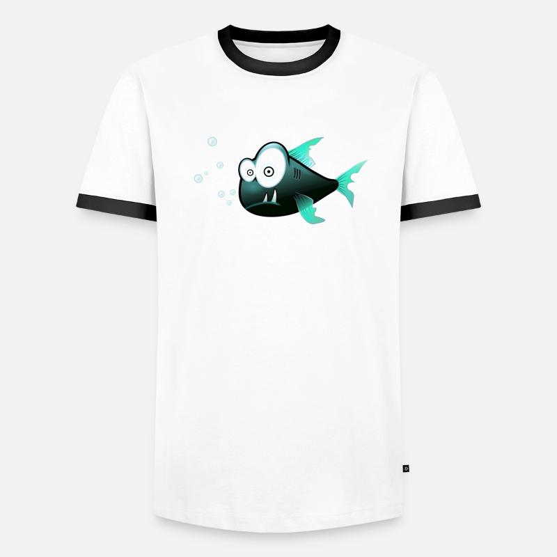 Confused fish Men's Ringer Shirt
