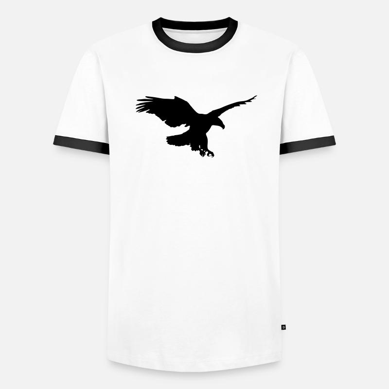Adler - Eagle Männer Kontrast-T-Shirt