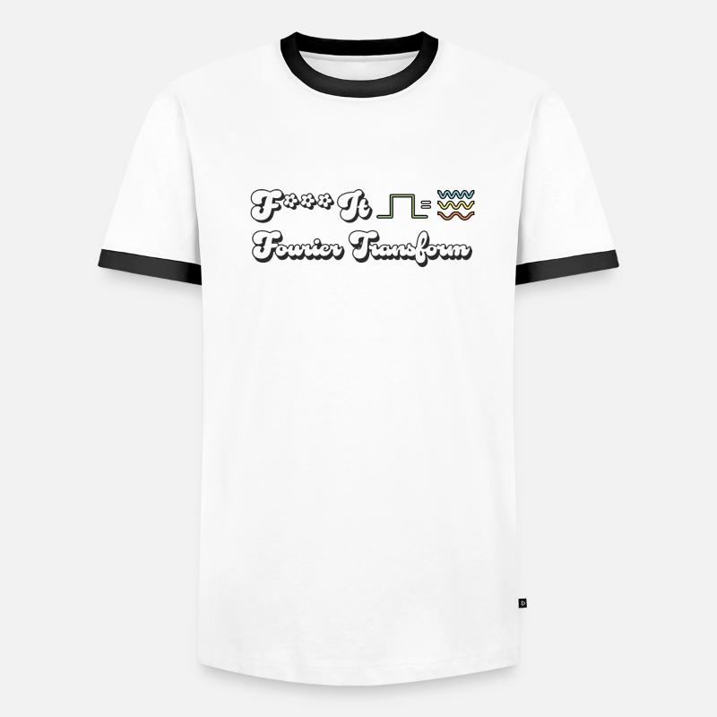 Fourier transform T-shirt contrasté Homme