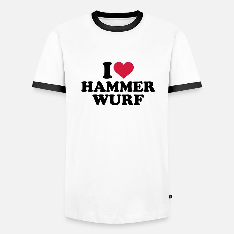 lancer du marteau T-shirt contrasté Homme