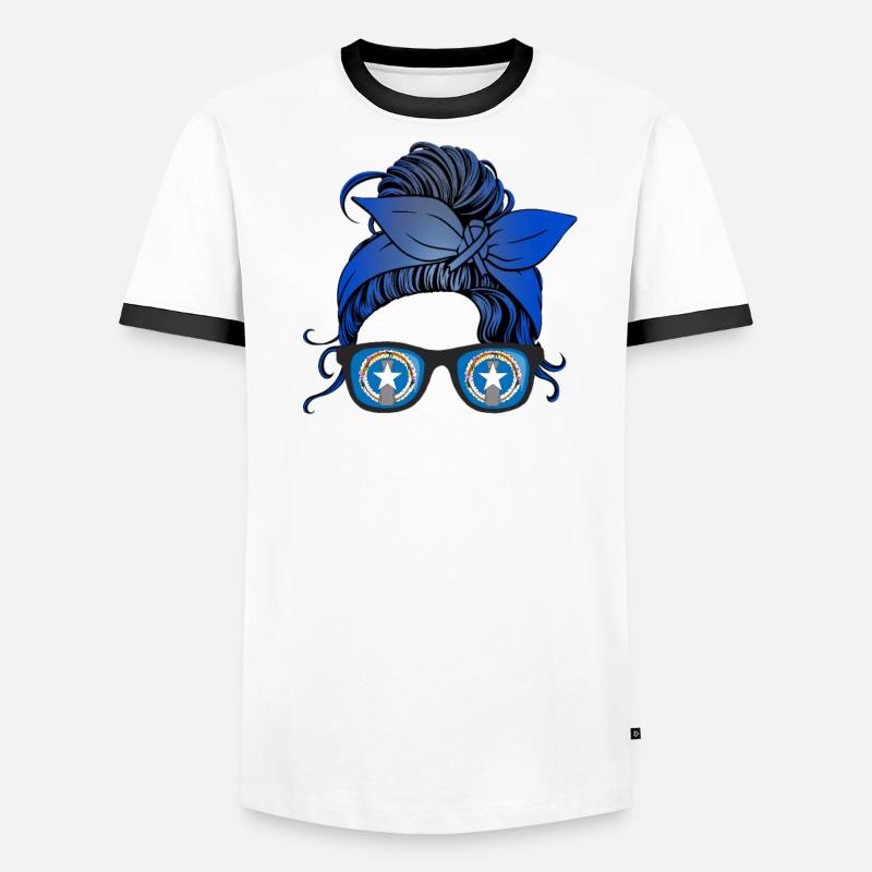 Northern Mariana Islands Men's Ringer Shirt