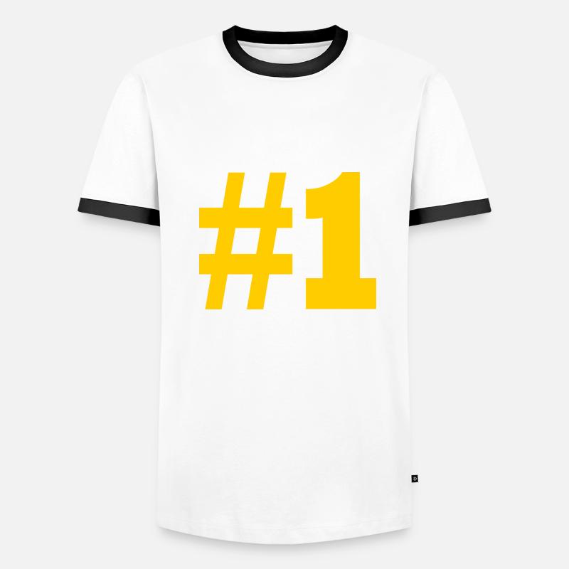 #1 T-shirt contrasté Homme