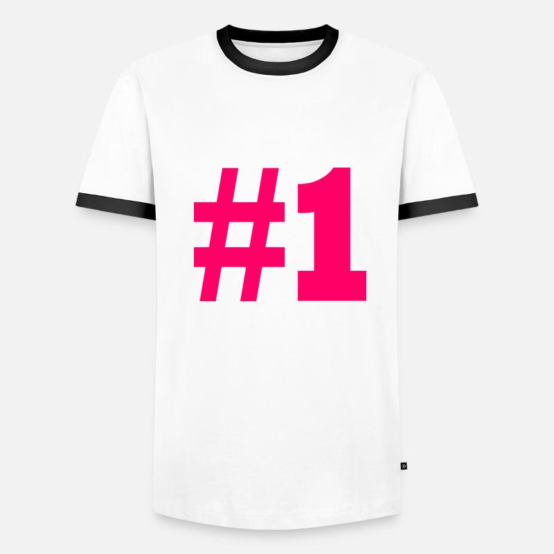 #1 T-shirt contrasté Homme