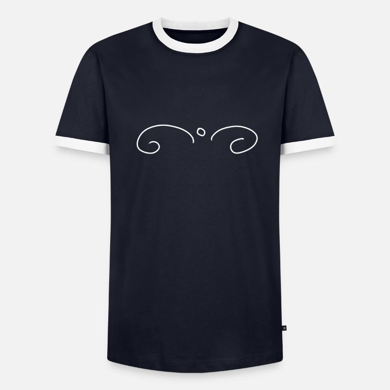 Pattern, Symbol, Strokes, Arc - Men's Ringer Shirt - undefined