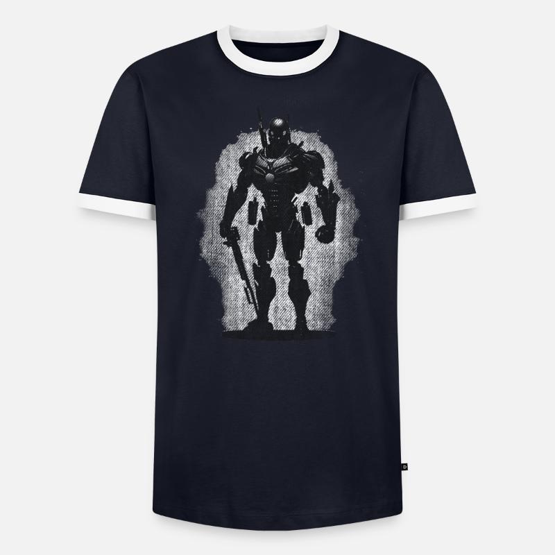 Killerroboter Killer Roboter - Männer Kontrast-T-Shirt - undefined