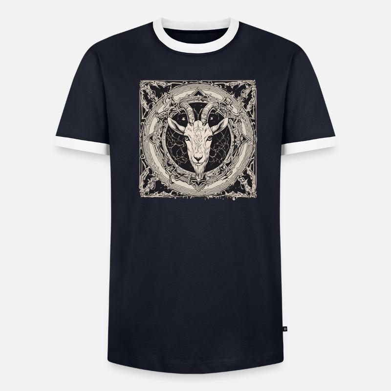 Chèvre T-shirt contrasté Homme