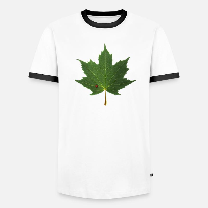 MAPLE LEAF - LADYBUG Men's Ringer Shirt