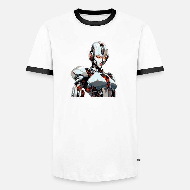 Futuristic Warrior Men's Ringer Shirt