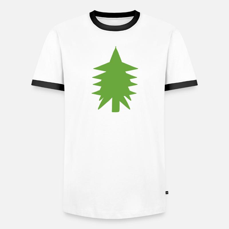 Fir tree tree natural Men's Ringer Shirt