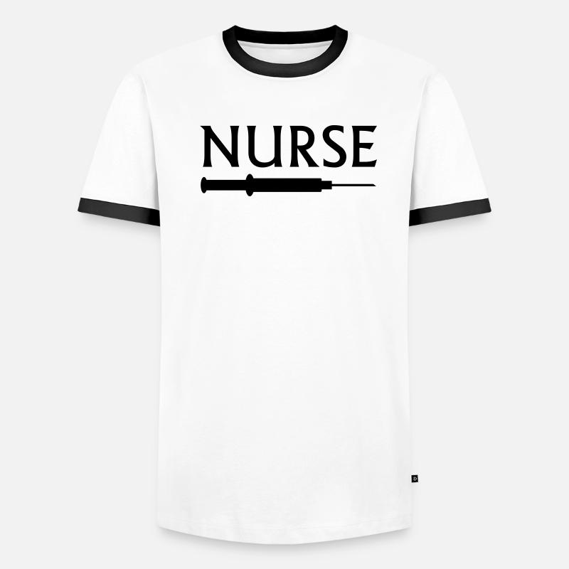 nurse Männer Kontrast-T-Shirt