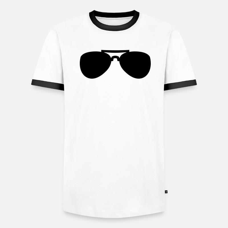 Lunettes de soleil T-shirt contrasté Homme