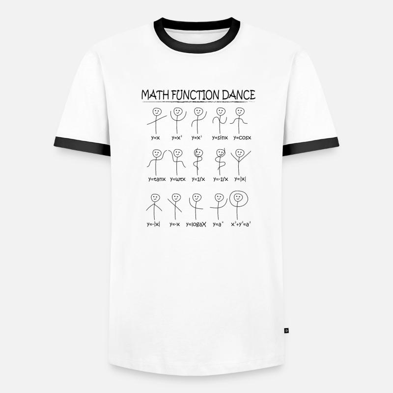 Fonctions de maths T-shirt contrasté Homme
