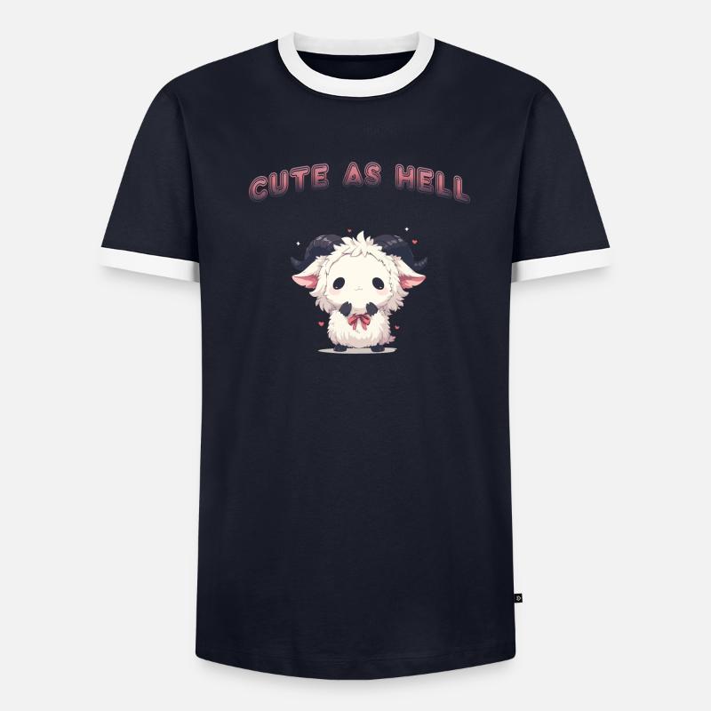 Cute As Hell Men's Ringer Shirt
