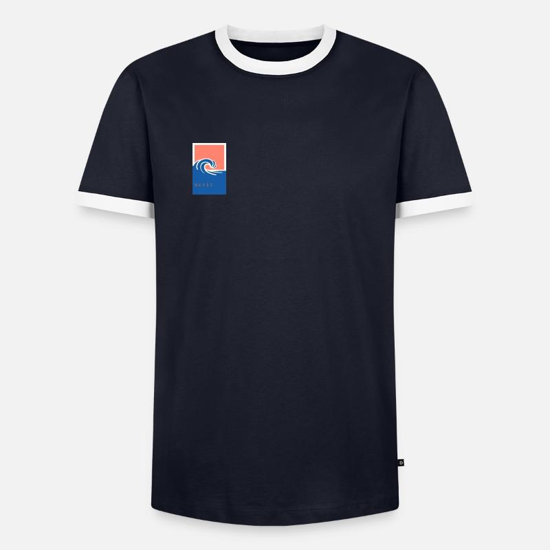 Waves Men's Ringer Shirt