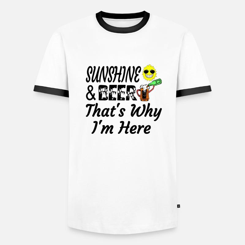 summer fun unique design Men's Ringer Shirt