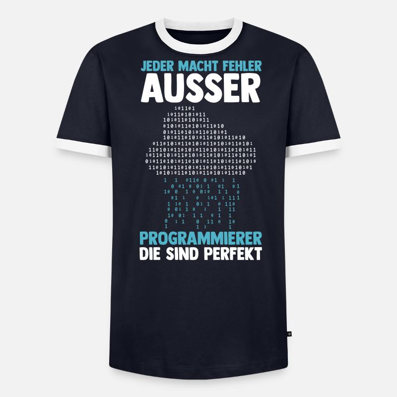 Programmieren Entwickler Coder Programmierer - Männer Kontrast-T-Shirt - undefined