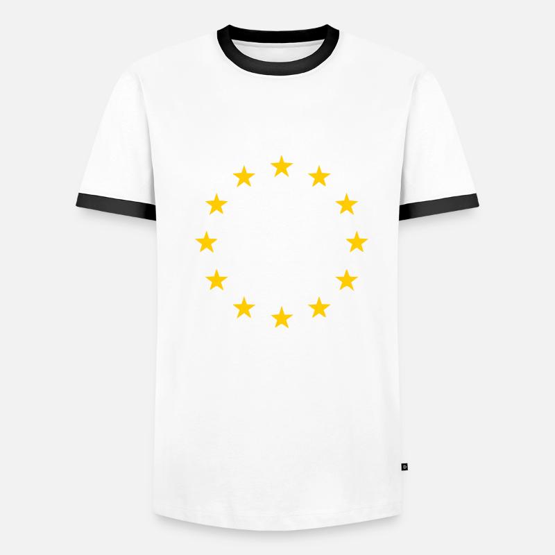 Pas de sortie T-shirt contrasté Homme