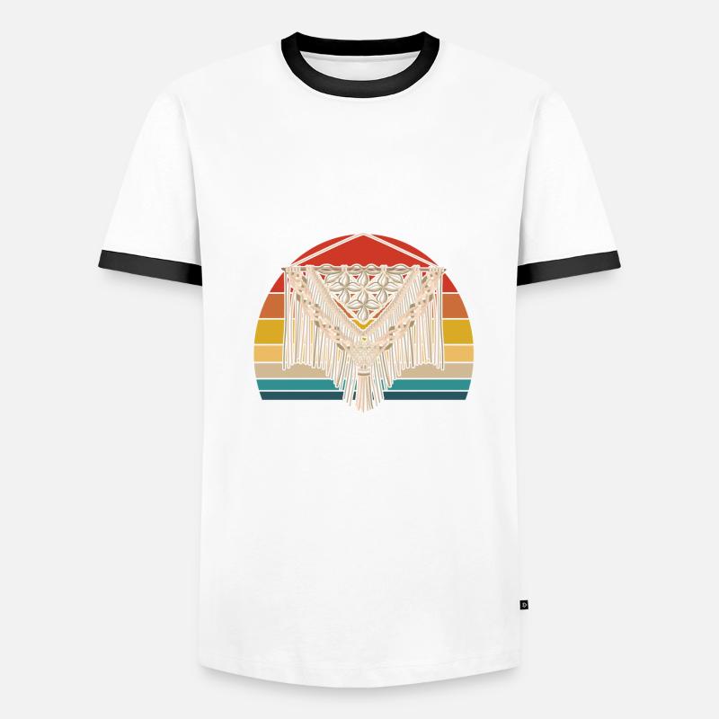 Macramé Queen T-shirt contrasté Homme
