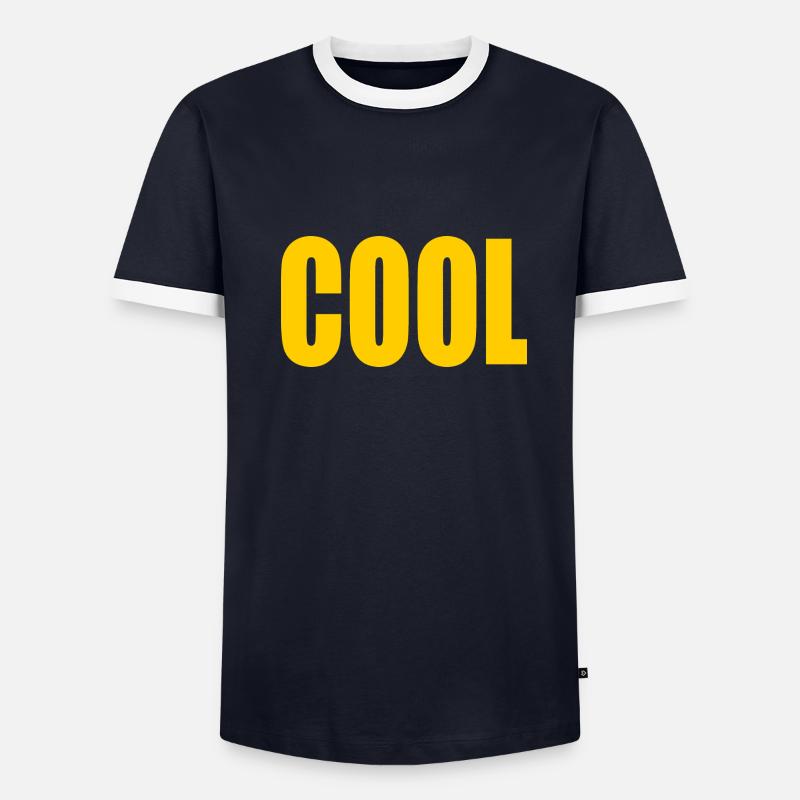 Cool Männer Kontrast-T-Shirt