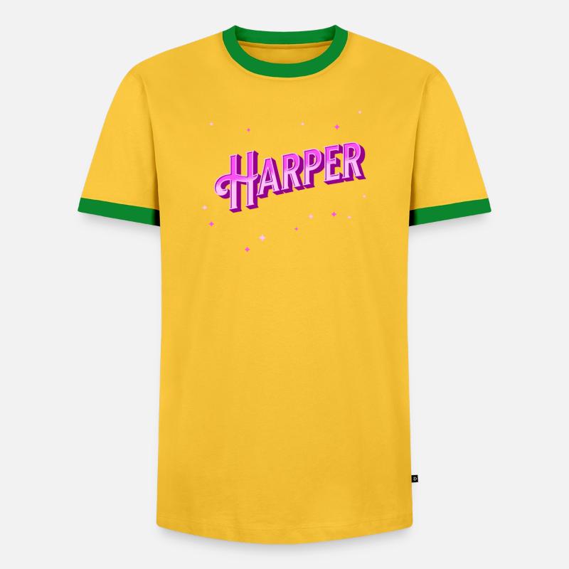 Harper name personalized - Men's Ringer Shirt - undefined