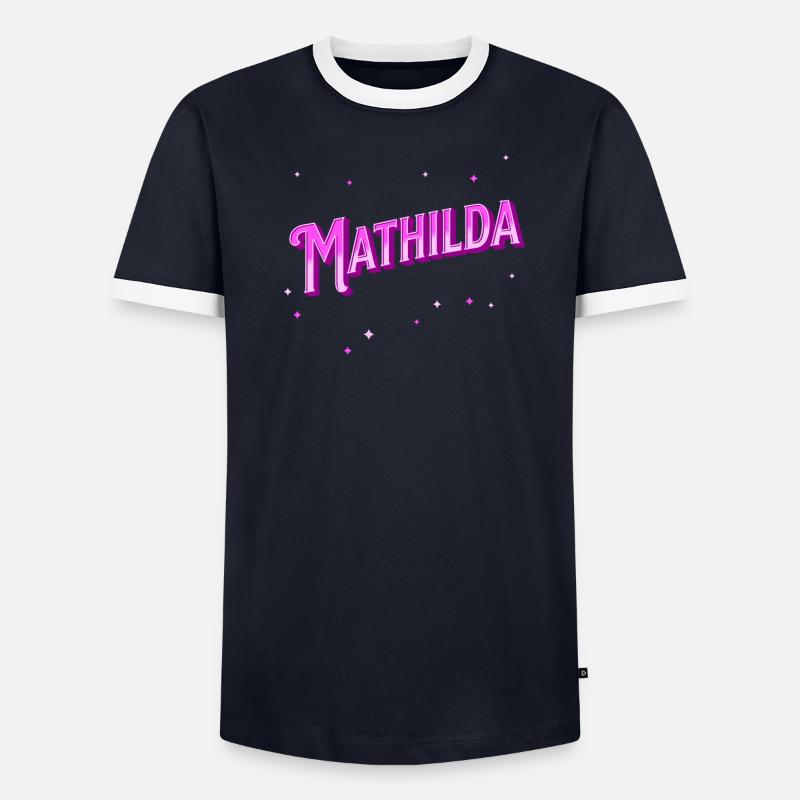 Mathilda's name personalized - Men's Ringer Shirt - undefined
