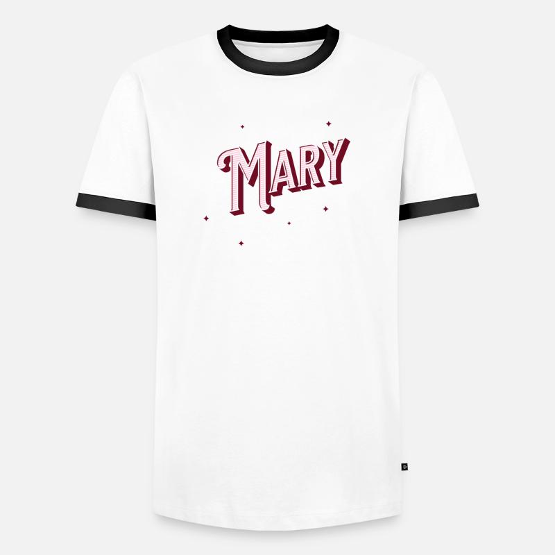 Personalized Mary name Men's Ringer Shirt