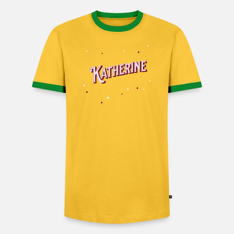 Katherine name personalized - Men's Ringer Shirt - undefined