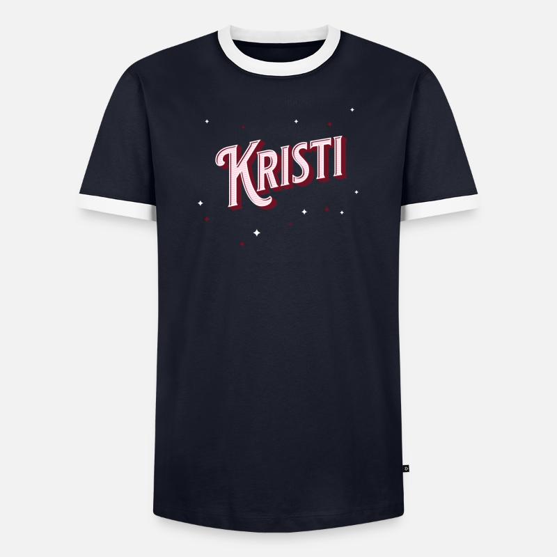 Kristi name personalized - Men's Ringer Shirt - undefined