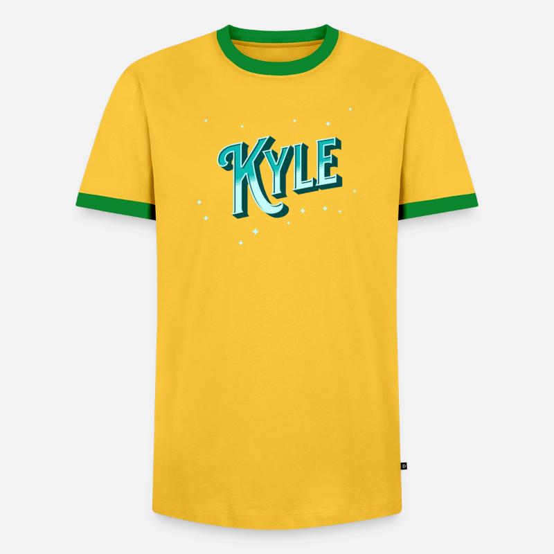 Kyle name personalized - Men's Ringer Shirt - undefined
