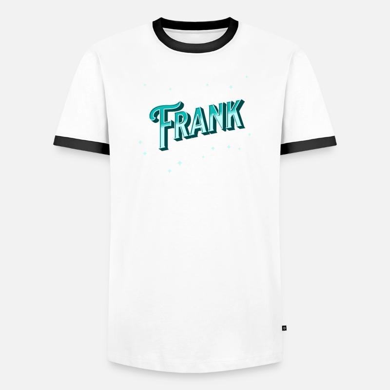 Frank name personalized Men's Ringer Shirt