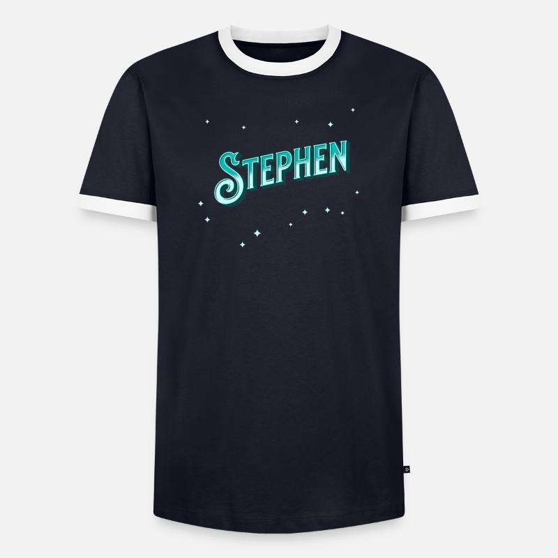 Stephen's name personalized - Men's Ringer Shirt - undefined
