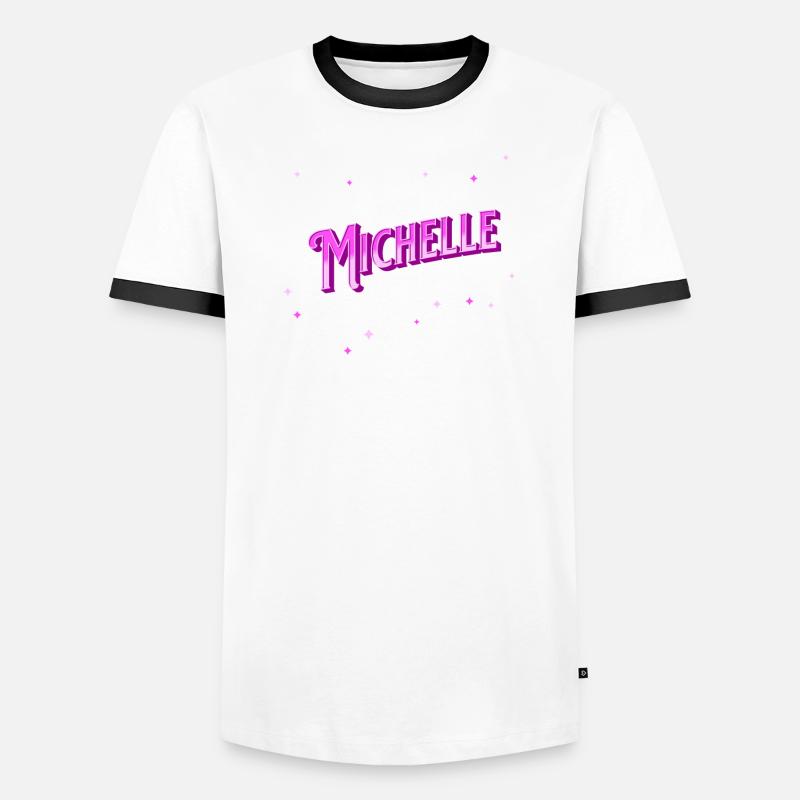 Michelle name personalized Men's Ringer Shirt