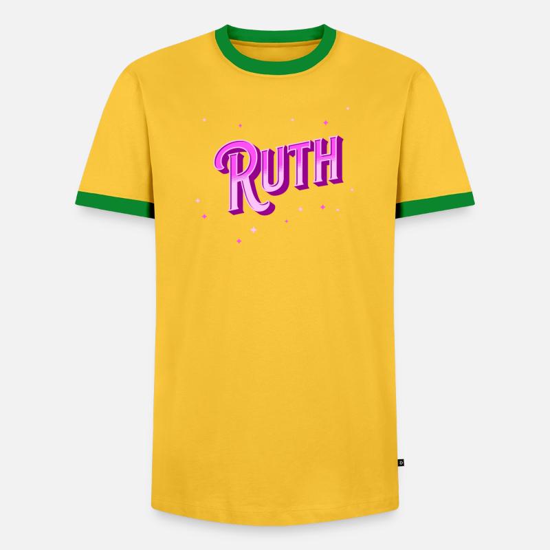 Ruth's name personalized - Men's Ringer Shirt - undefined