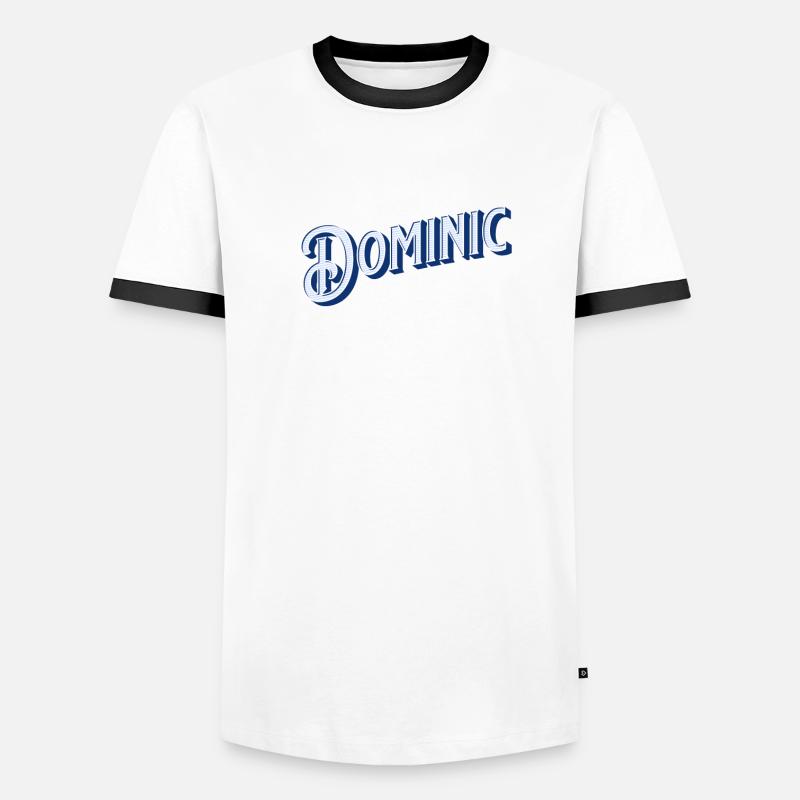 Dominic's name personalized Men's Ringer Shirt