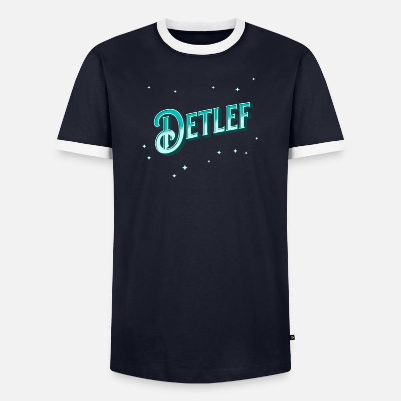 Detlef name personalized - Men's Ringer Shirt - undefined