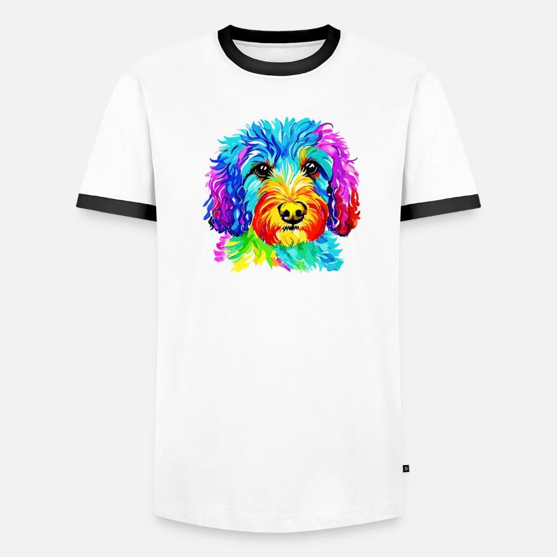 Cockapoo for dog lovers Spoodle Men's Ringer Shirt