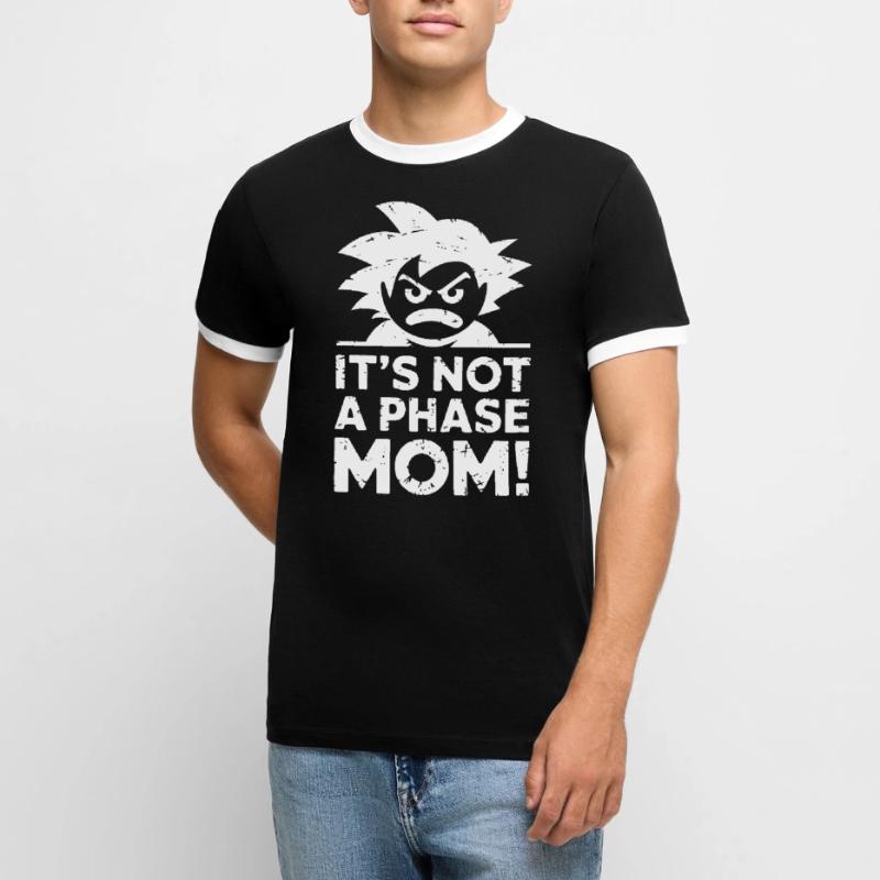 It's not a phase mom! Emo Goth Alternative Männer Kontrast-T-Shirt
