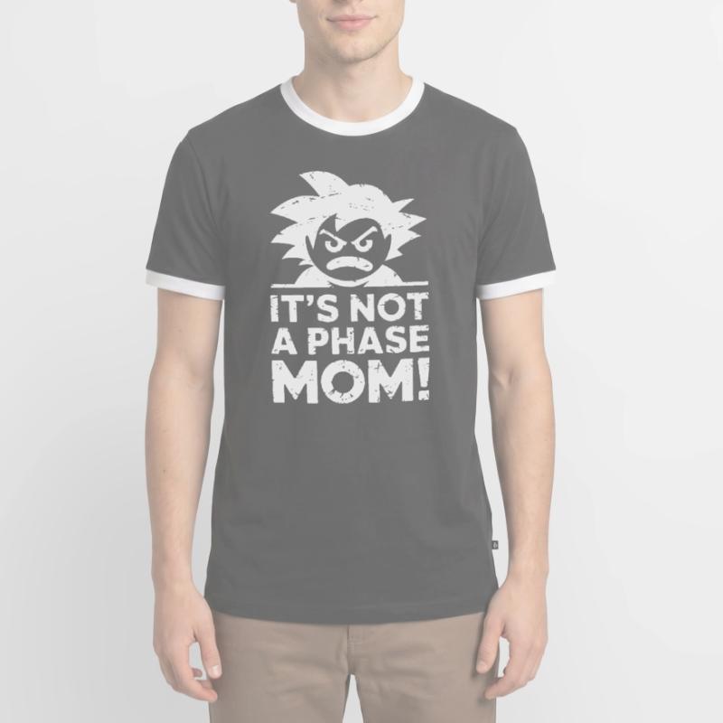 It's not a phase mom! Emo Goth Alternative Männer Kontrast-T-Shirt