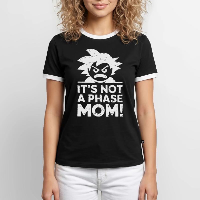 It's not a phase mom! Emo Goth Alternative Männer Kontrast-T-Shirt