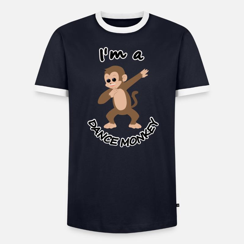 I'm Dance Monkey T-shirt contrasté Homme