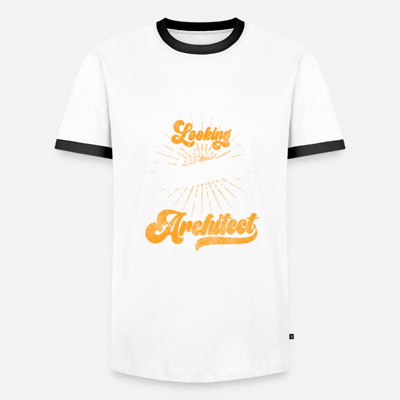 Constructeur de construction de maison de style ingénieur T-shirt contrasté Homme