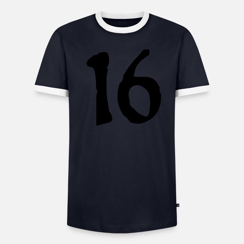 16_vec_1fr T-shirt contrasté Homme