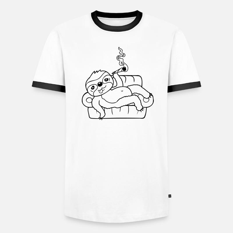 Joint sofa sloth chills Men's Ringer Shirt