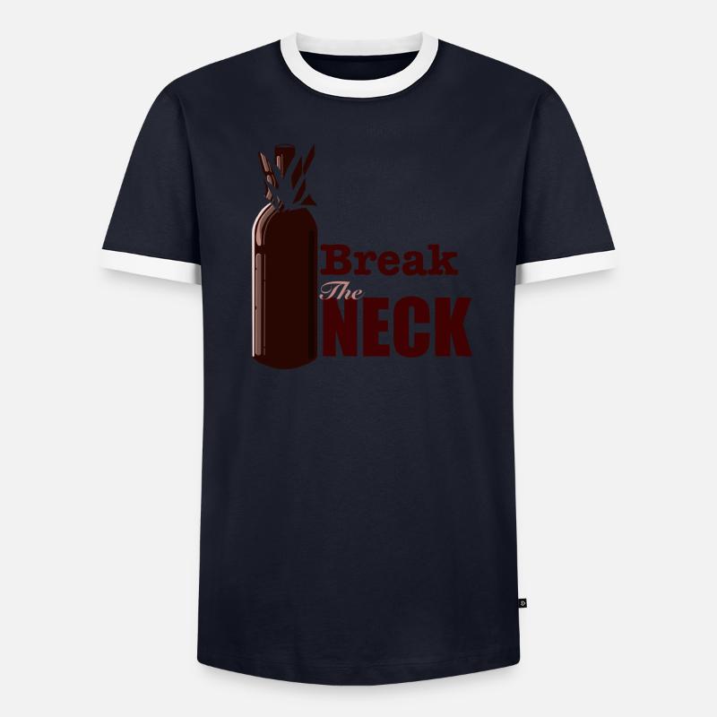 BottleNeck Männer Kontrast-T-Shirt