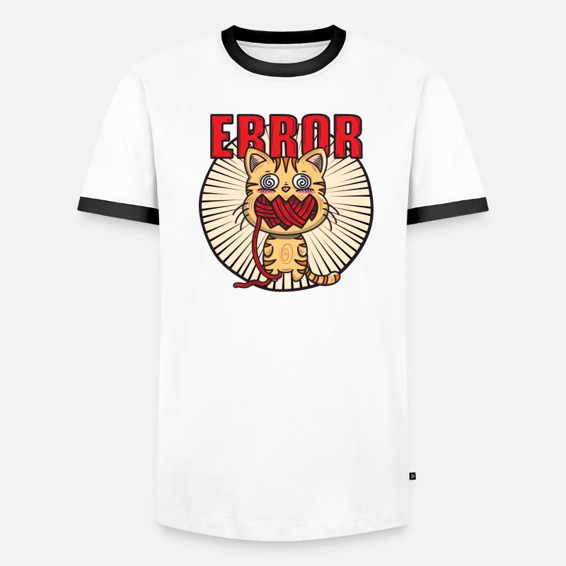 Cat error Men's Ringer Shirt